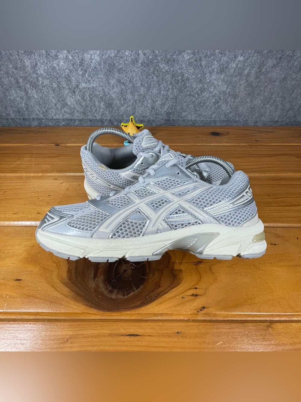 ASICS Gel-1130 Womens Size 8.5 Cloud Grey Oatmeal Running Shoes 1202A164-023 - Picture 9 of 16